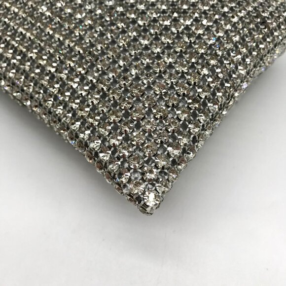 I.N.C. International Concepts Silver Mesh Prudence Convertible Clutch - Picture 8 of 10